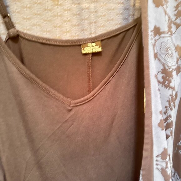 Blue Floral Kimono-Style Dress – Size 14 - Picture 9 of 12